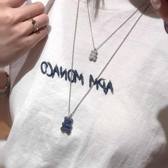 APM Monaco Baba Yummy Bear Blue Necklace - Picture 5 of 5